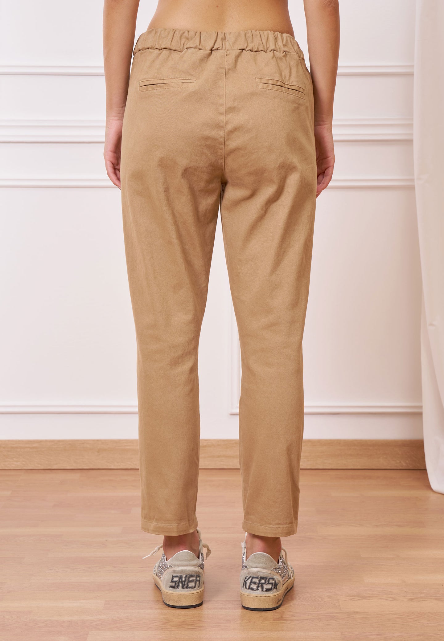 Pantalone jogging elastico retro