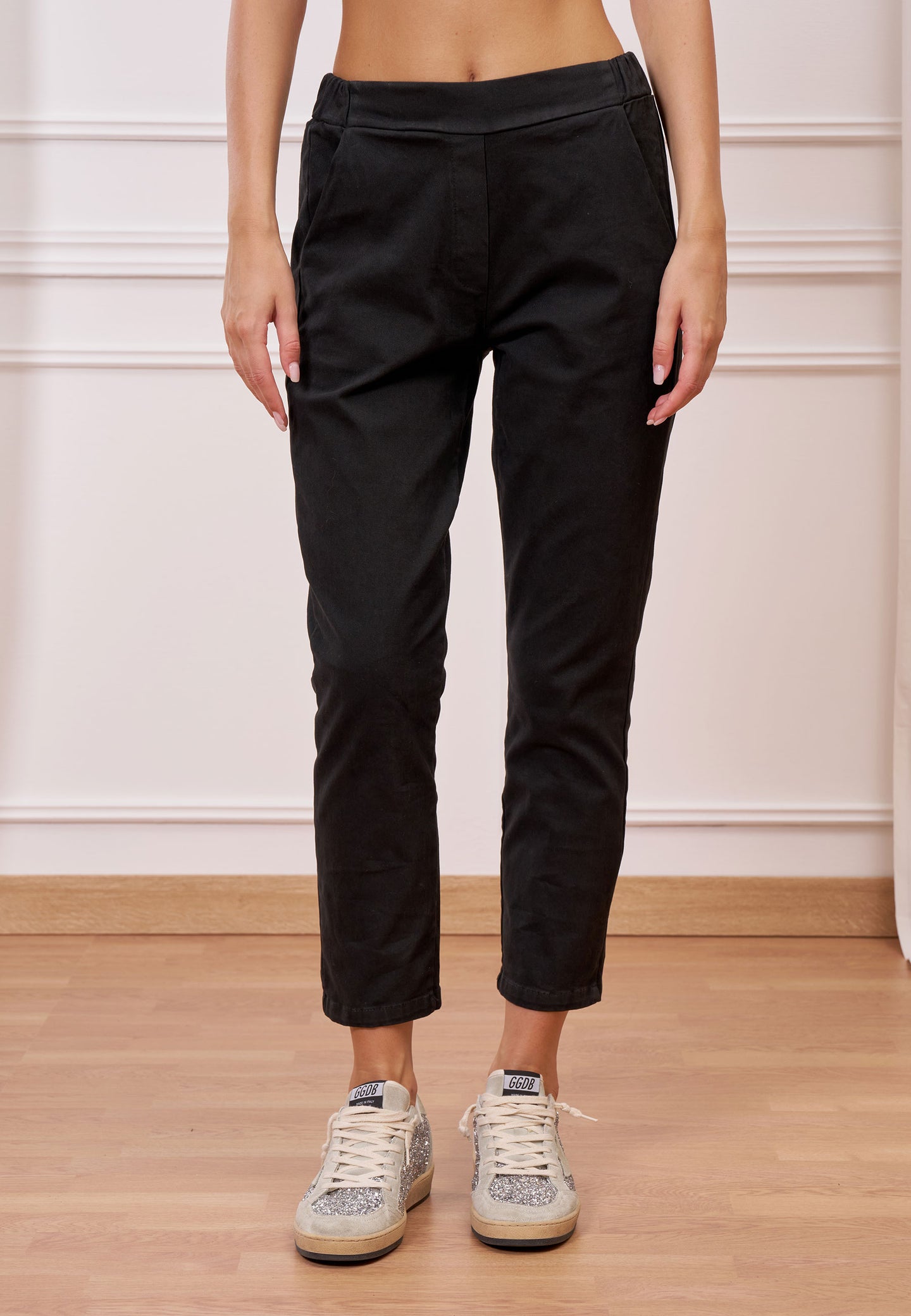 Pantalone jogging elastico retro