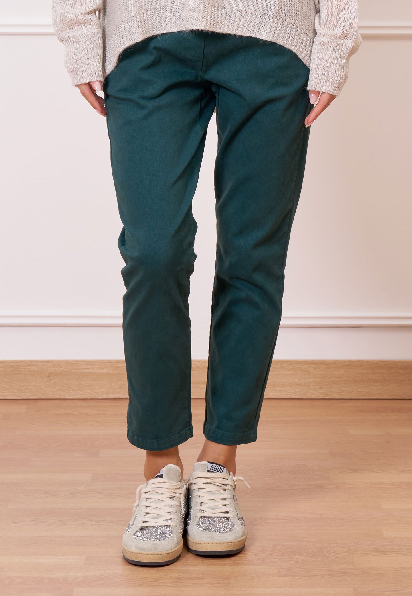 Pantalone jogging elastico retro