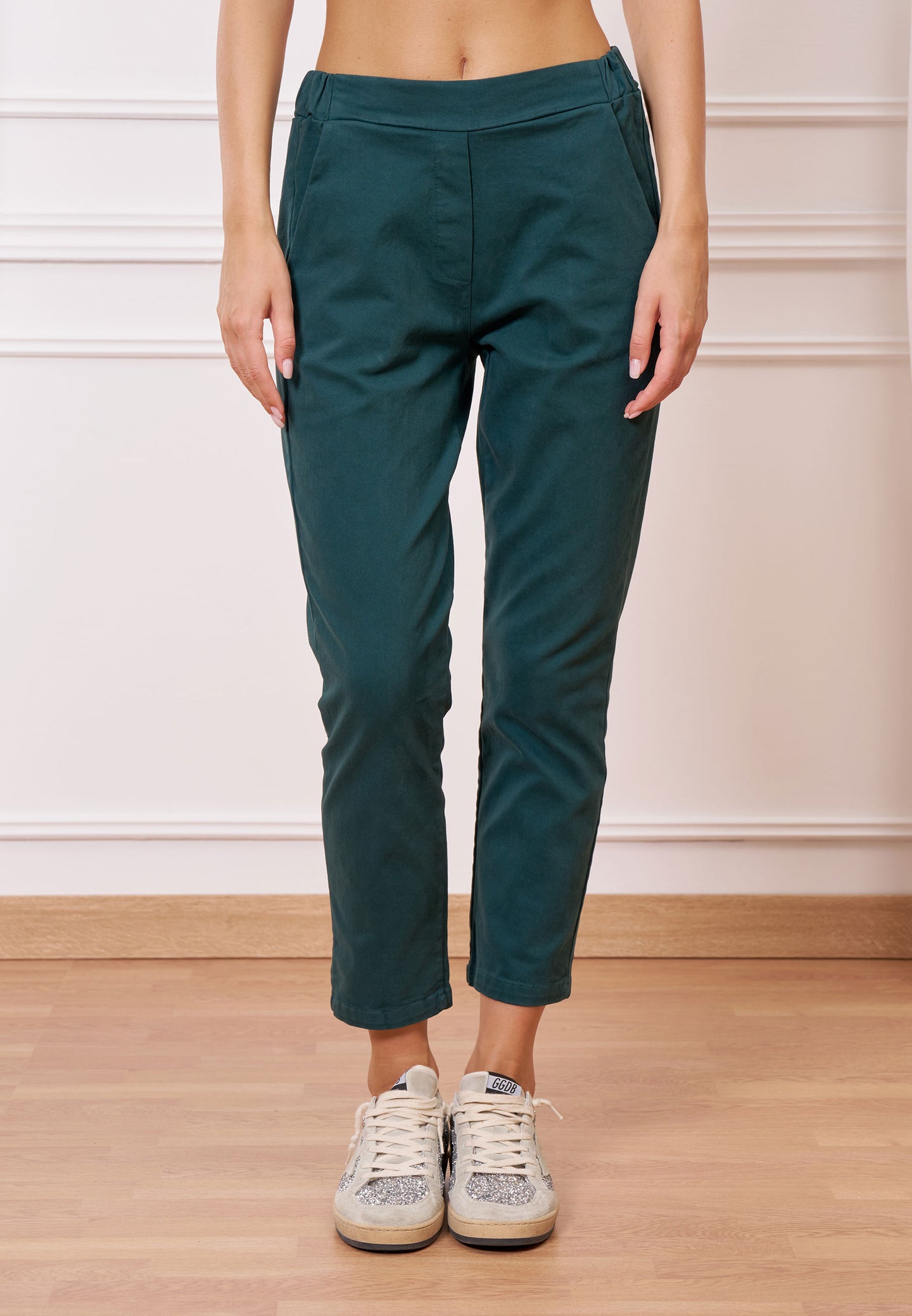 Pantalone jogging elastico retro