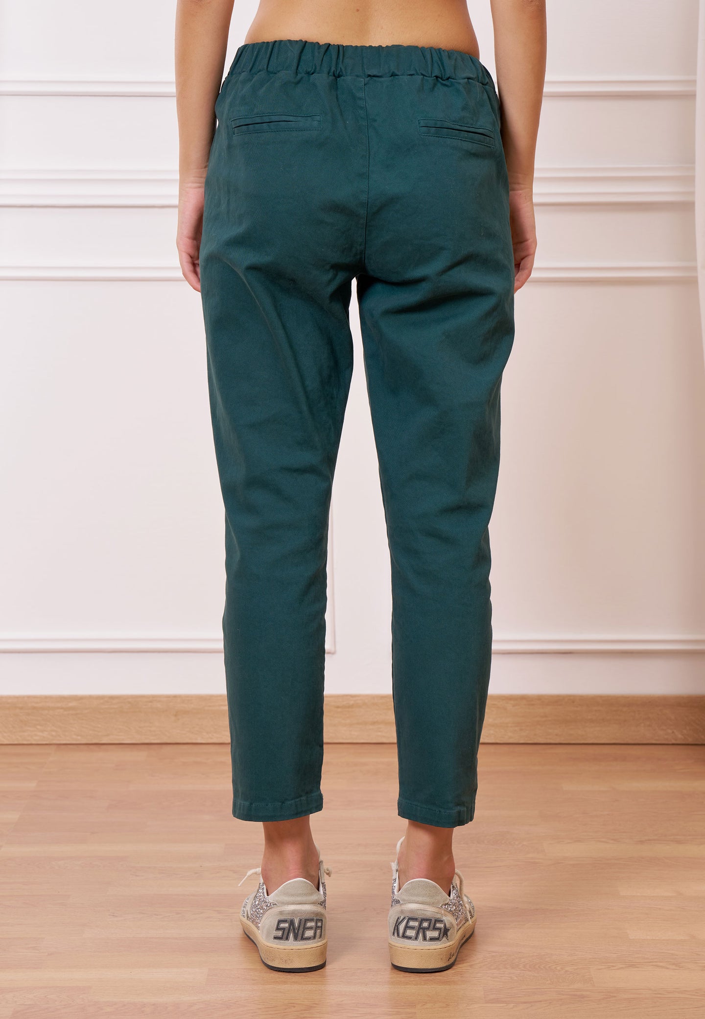 Pantalone jogging elastico retro