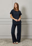Pantalone lungo misto lino