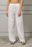 Pantalone lungo misto lino