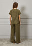 Pantalone lungo misto lino
