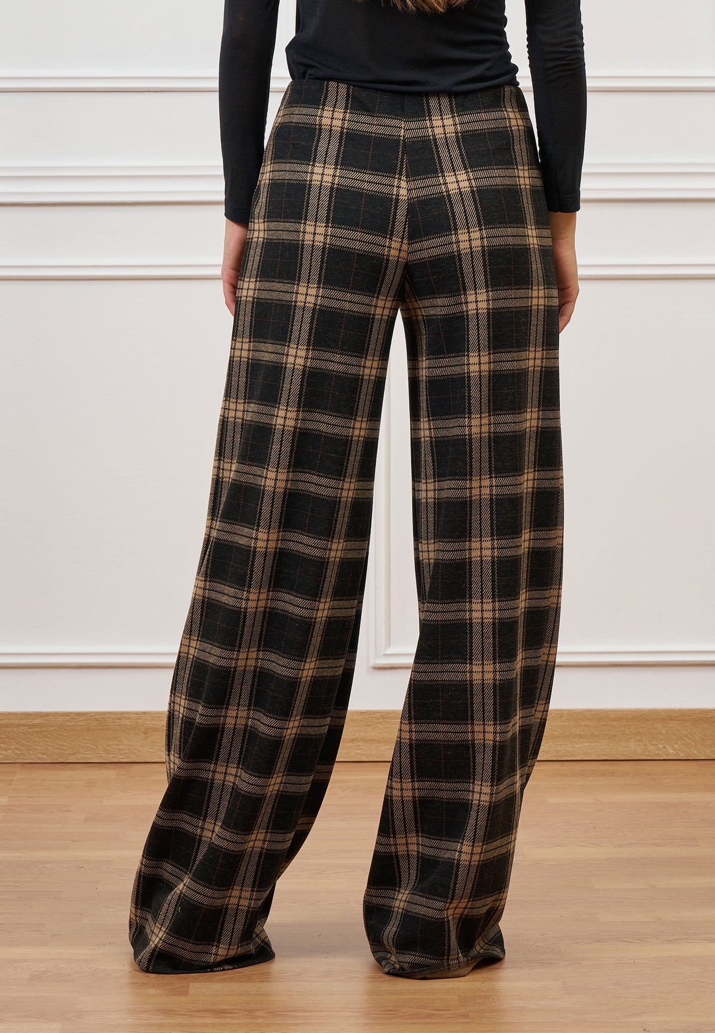 Pantalone palazzo a quadri