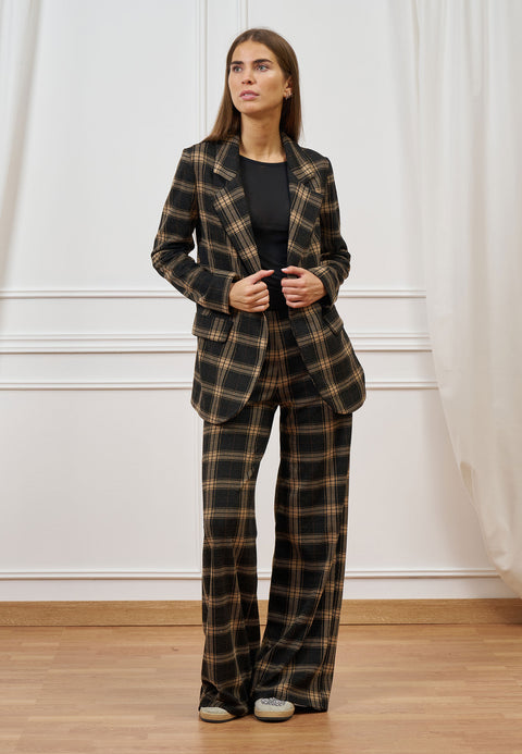 Pantalone palazzo a quadri