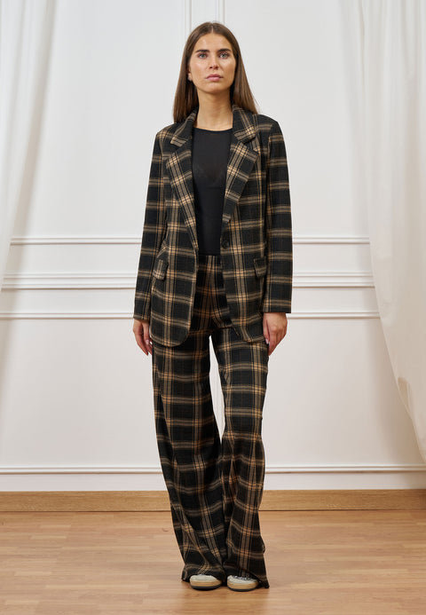 Pantalone palazzo a quadri