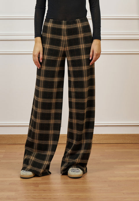 Pantalone palazzo a quadri