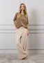 Pantalone palazzo con cintura