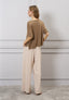 Pantalone palazzo con cintura