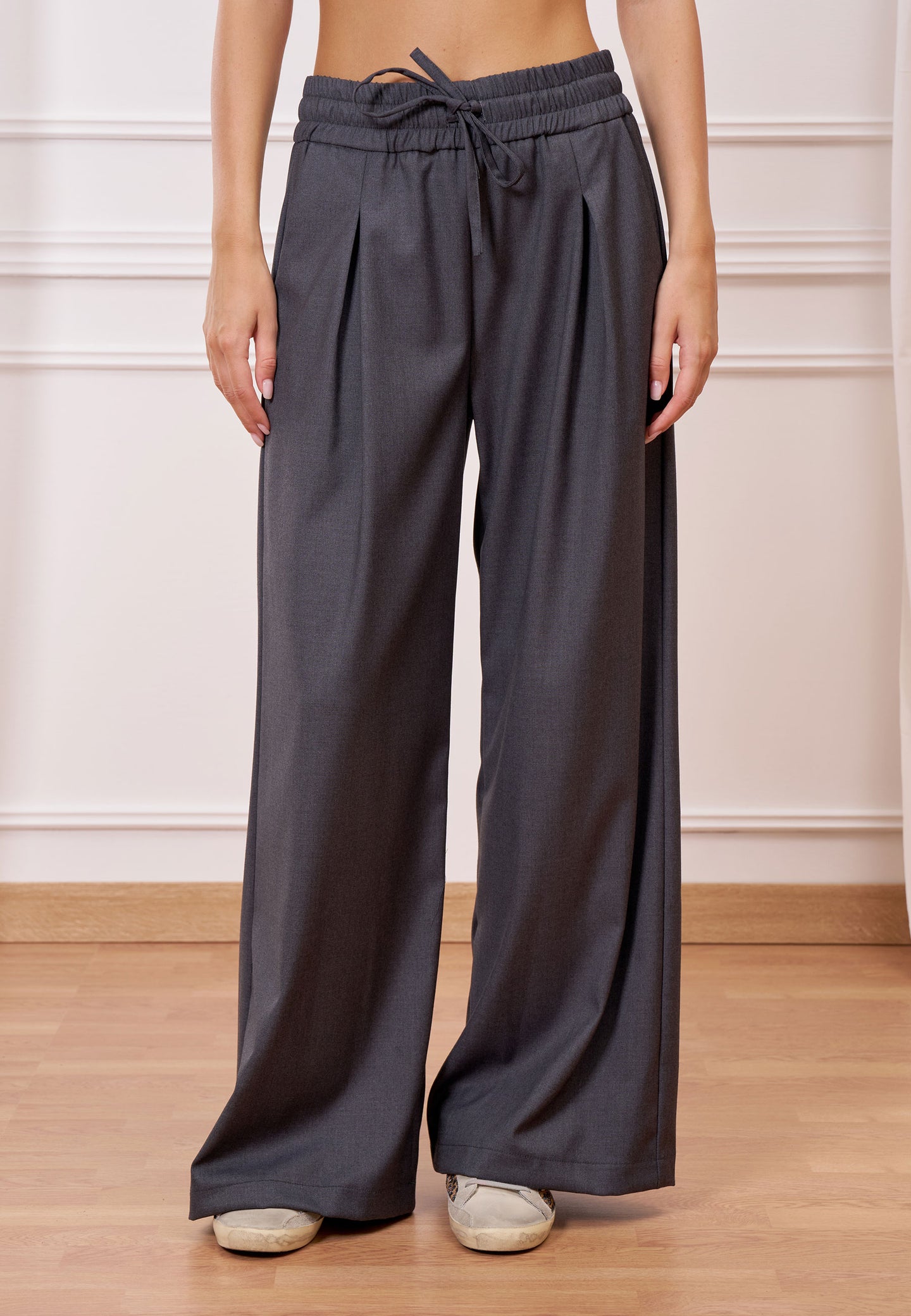 Pantalone palazzo con coulisse
