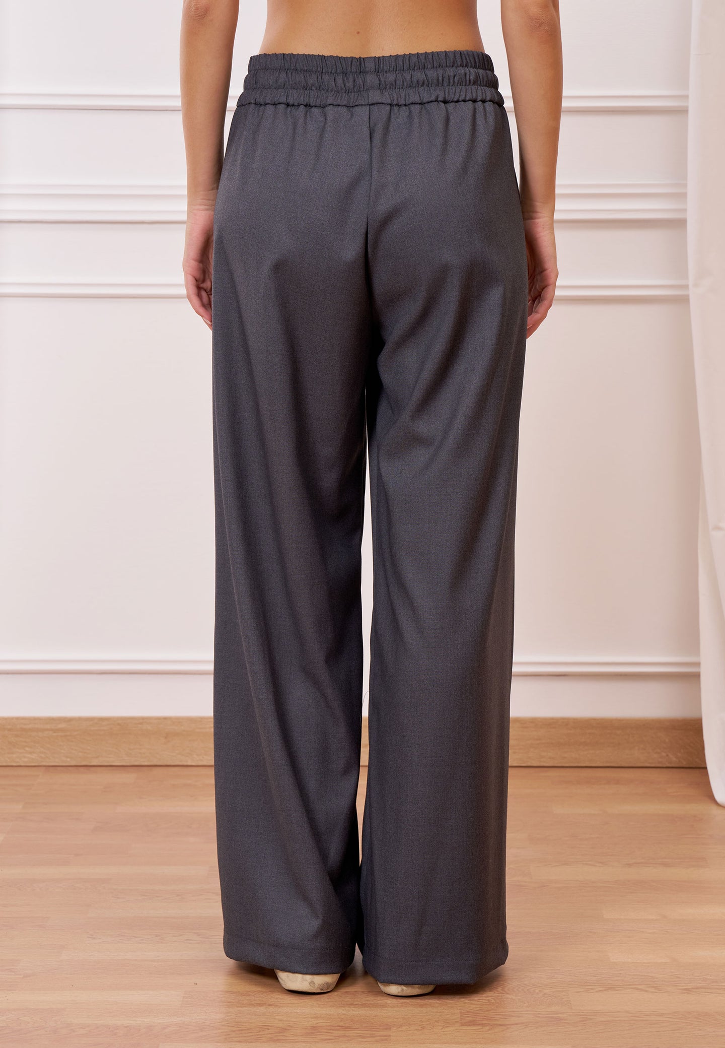 Pantalone palazzo con coulisse