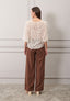 Pantalone palazzo con coulisse