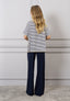 Pantalone palazzo elastico vita