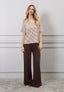 Pantalone palazzo elastico vita