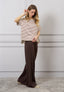 Pantalone palazzo elastico vita