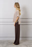 Pantalone palazzo elastico vita