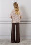 Pantalone palazzo elastico vita