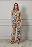 Pantalone palazzo fantasia fiori