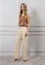 Pantalone palazzo gessato