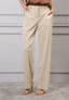 Pantalone palazzo gessato