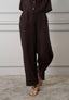 Pantalone palazzo in lino
