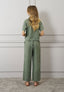 Pantalone palazzo in lino