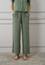Pantalone palazzo in lino