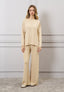 Pantalone palazzo in maglia