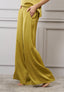 Pantalone palazzo in raso
