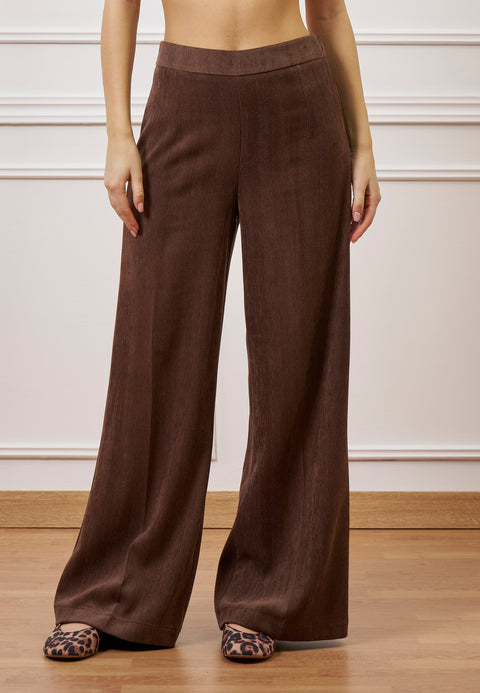 Pantalone palazzo in velluto