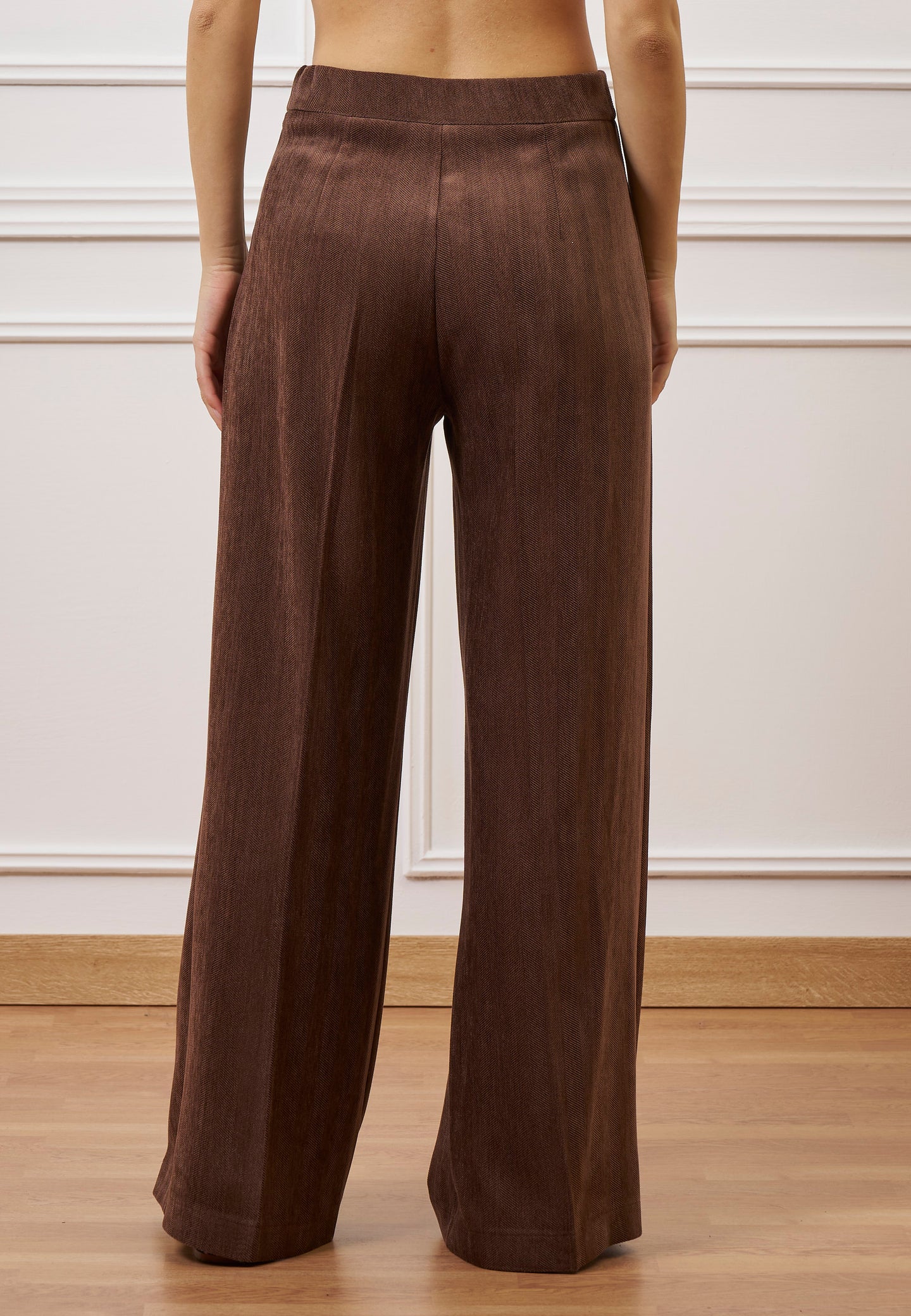 Pantalone palazzo in velluto