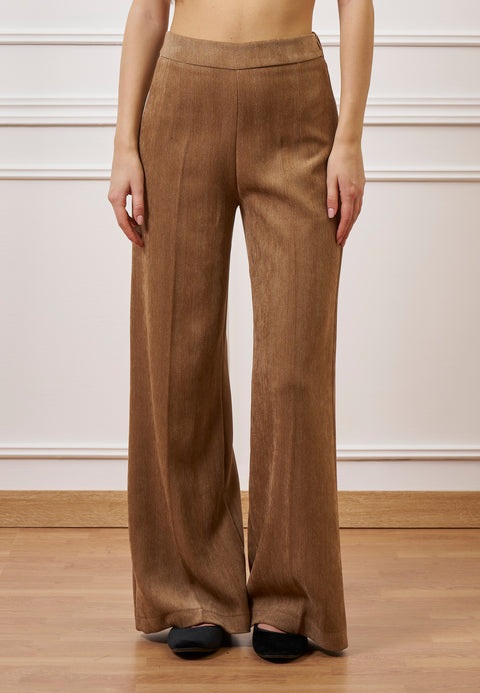 Pantalone palazzo in velluto