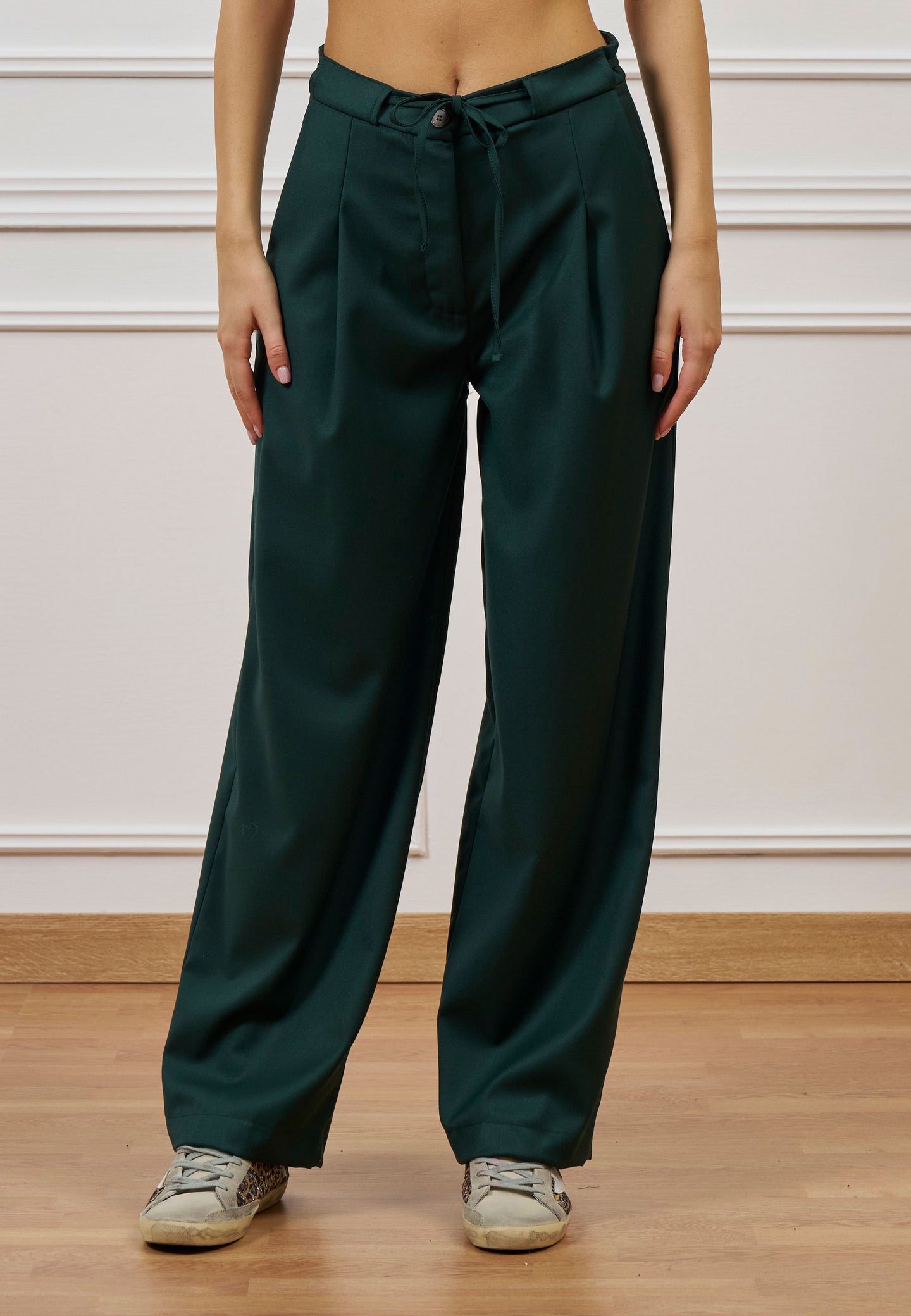 Pantalone palazzo laccio vita