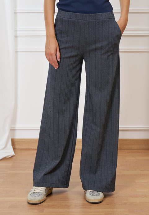 Pantalone palazzo spinato