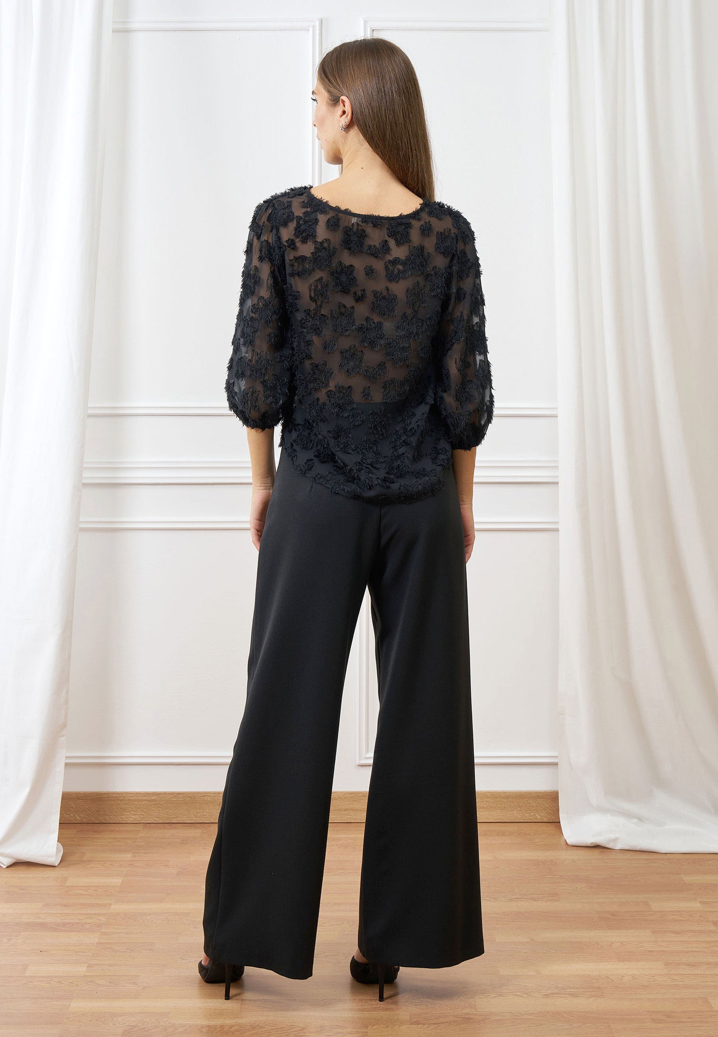 Pantalone palazzo vita alta