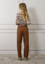 Pantalone popeline con cintura