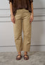 Pantalone popeline con cintura
