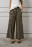 Pantalone ricamato gamba larga