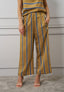 Pantalone righe gamba larga