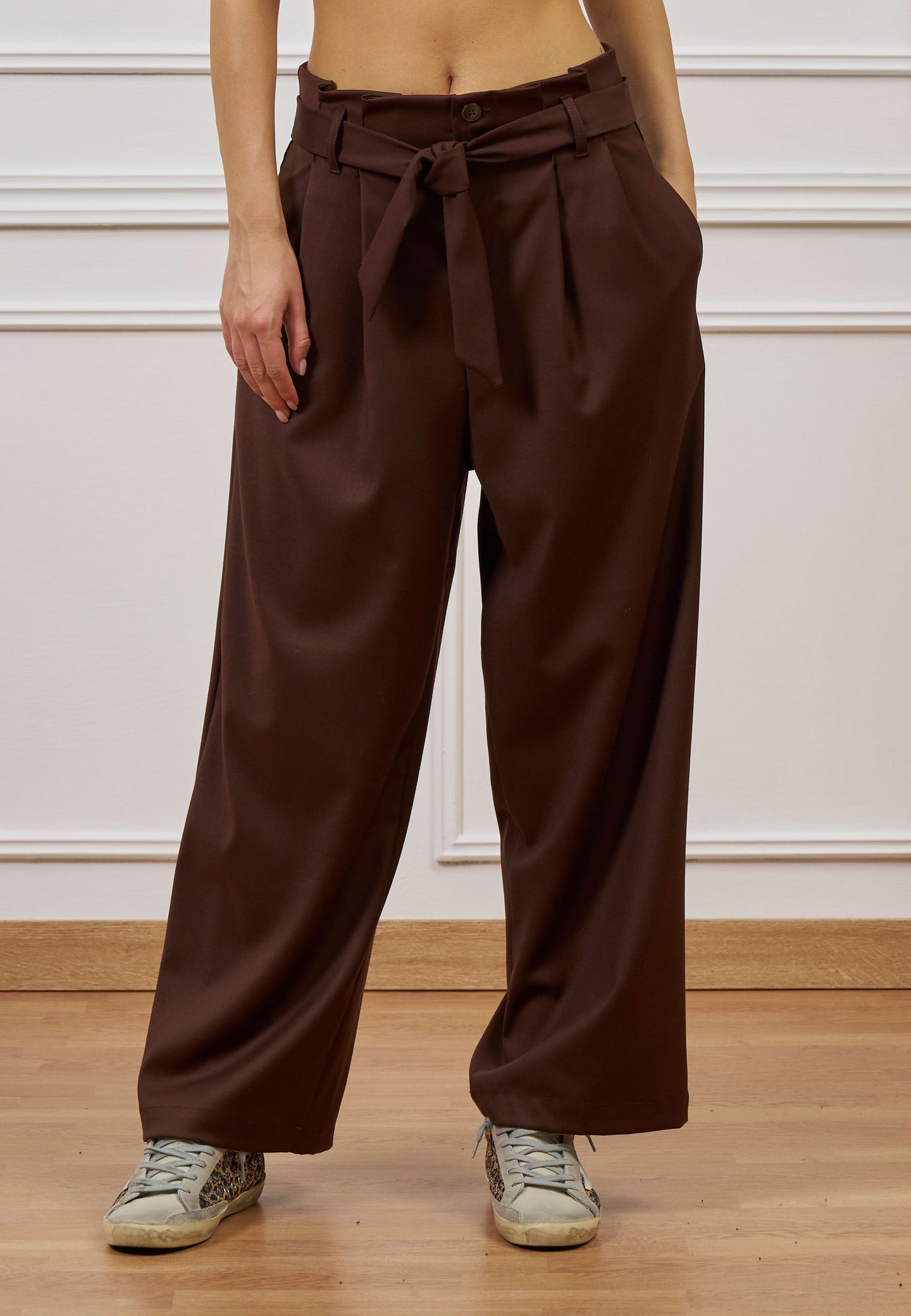Pantalone rouches ampio