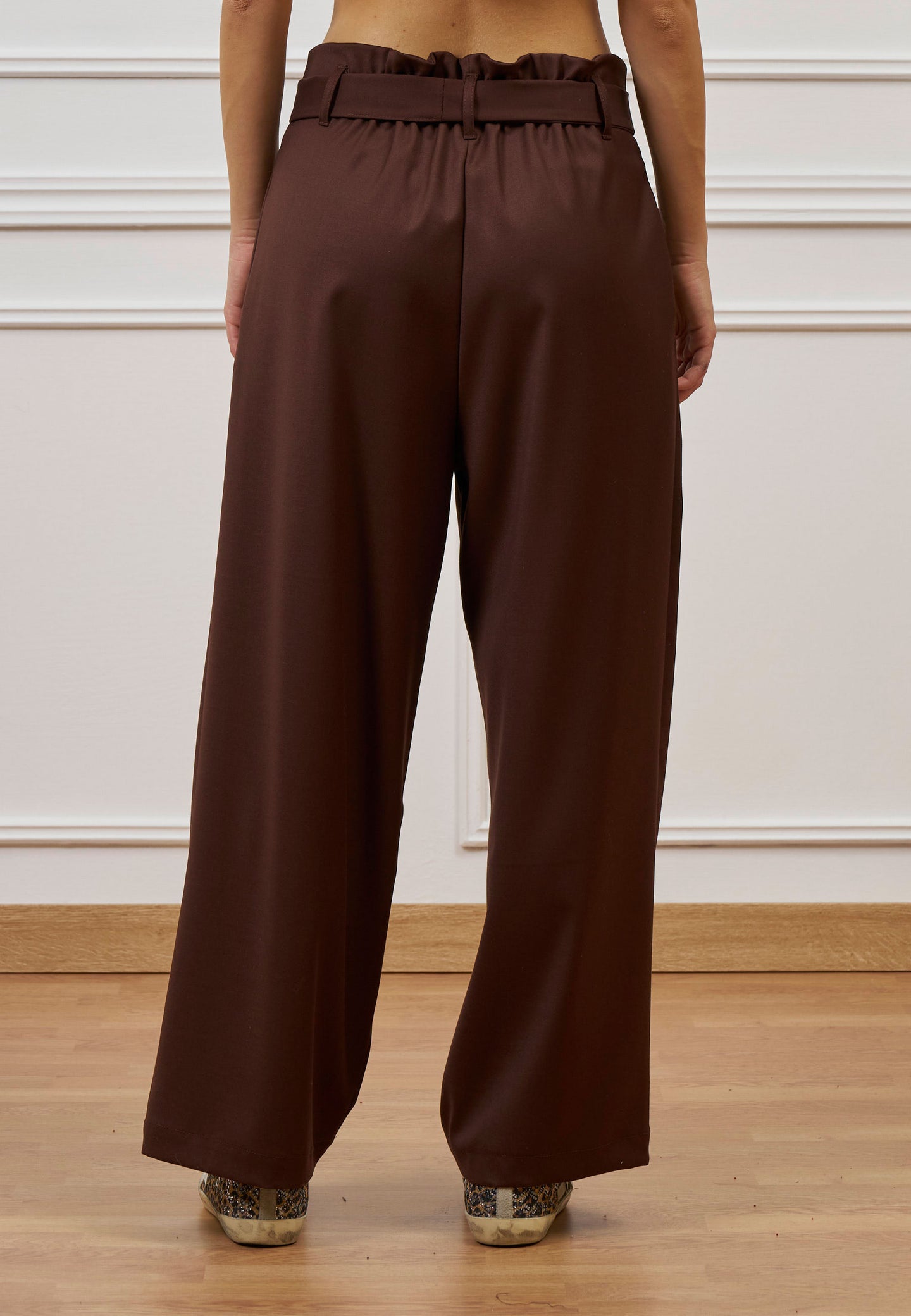 Pantalone rouches ampio
