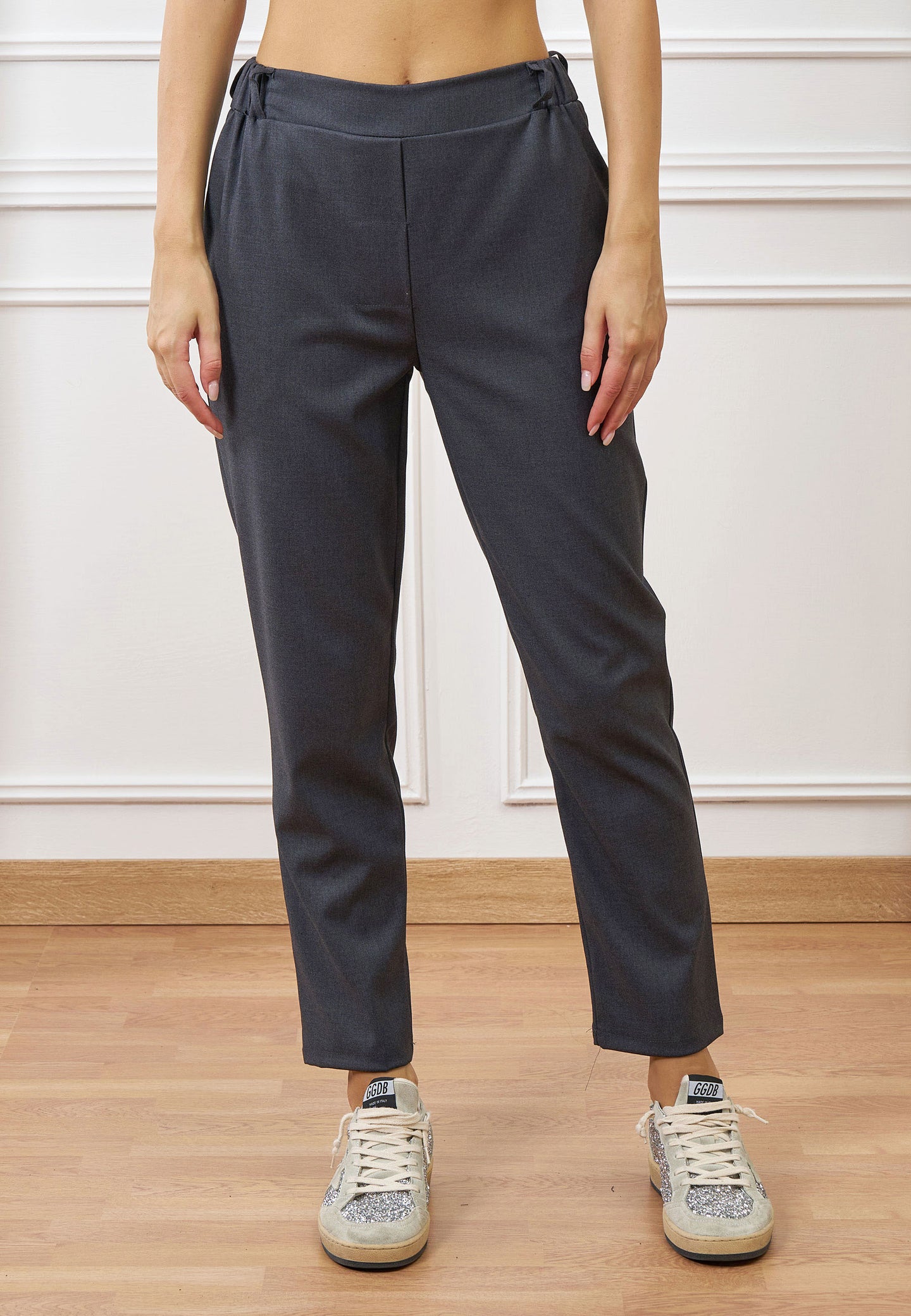 Pantalone sigaretta flanella