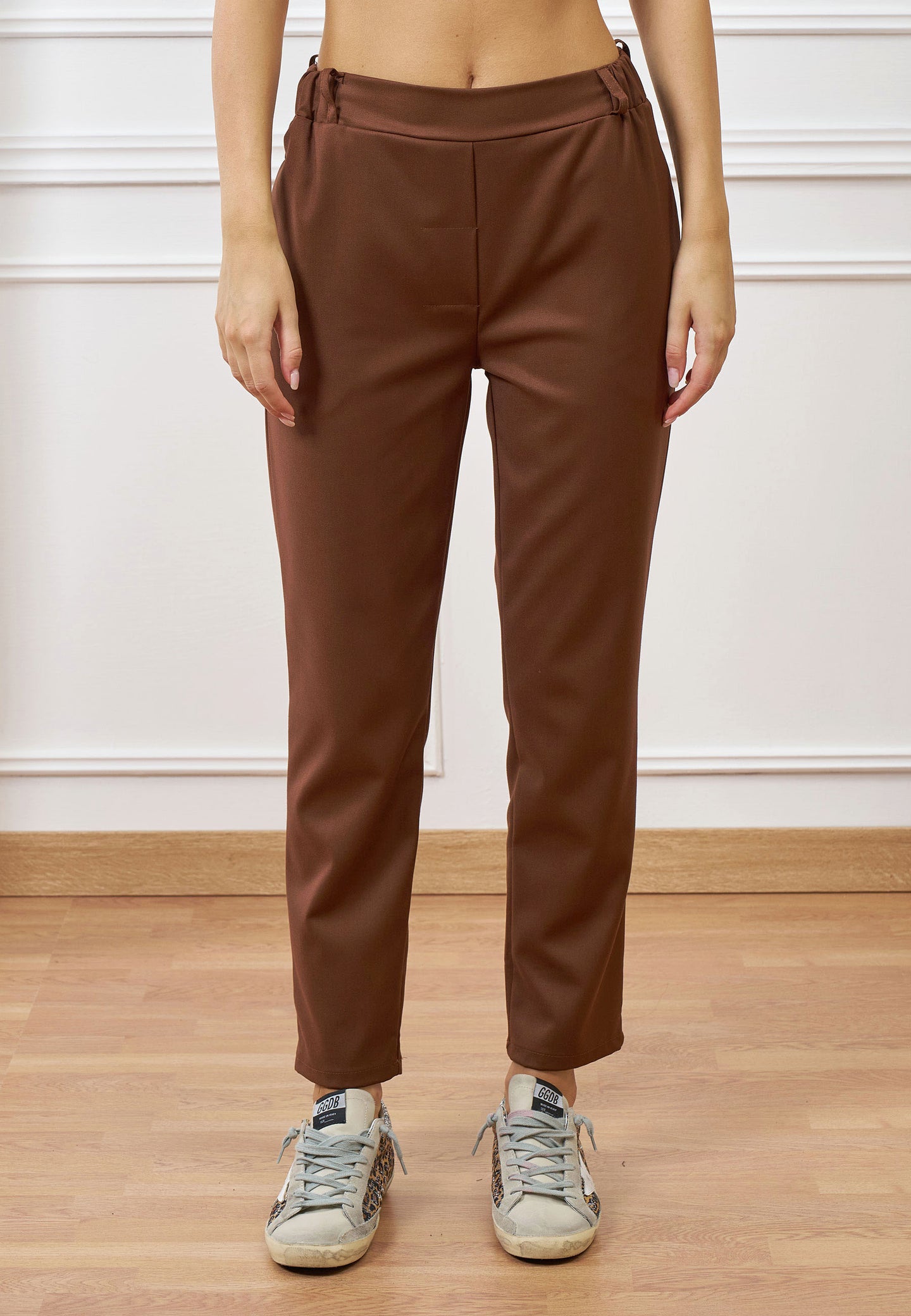 Pantalone sigaretta flanella