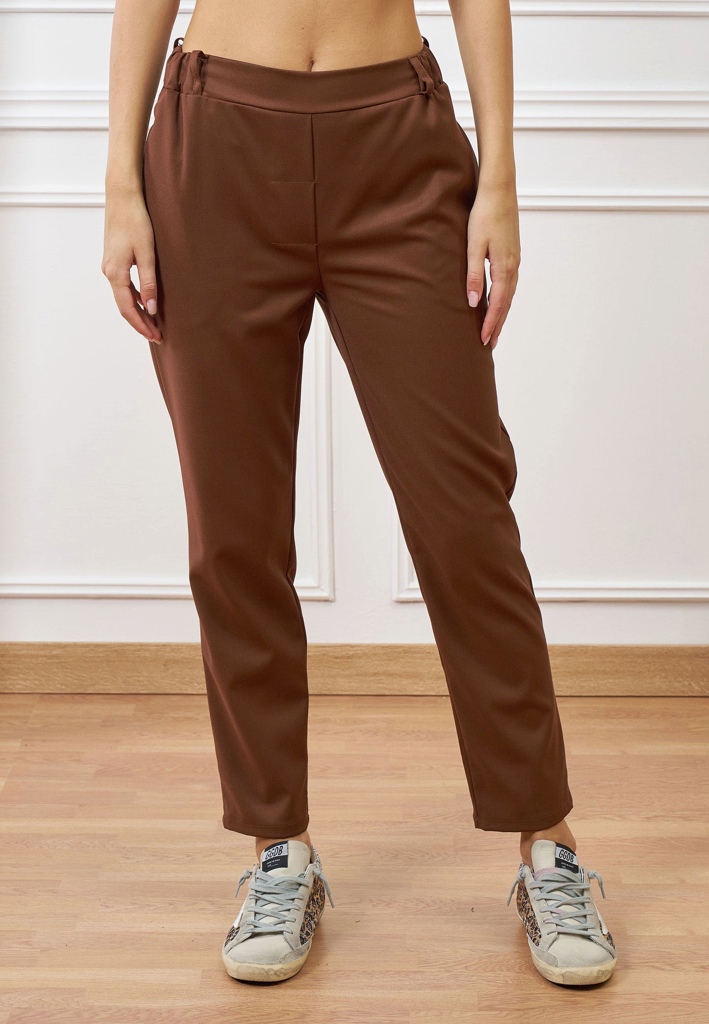 Pantalone sigaretta flanella