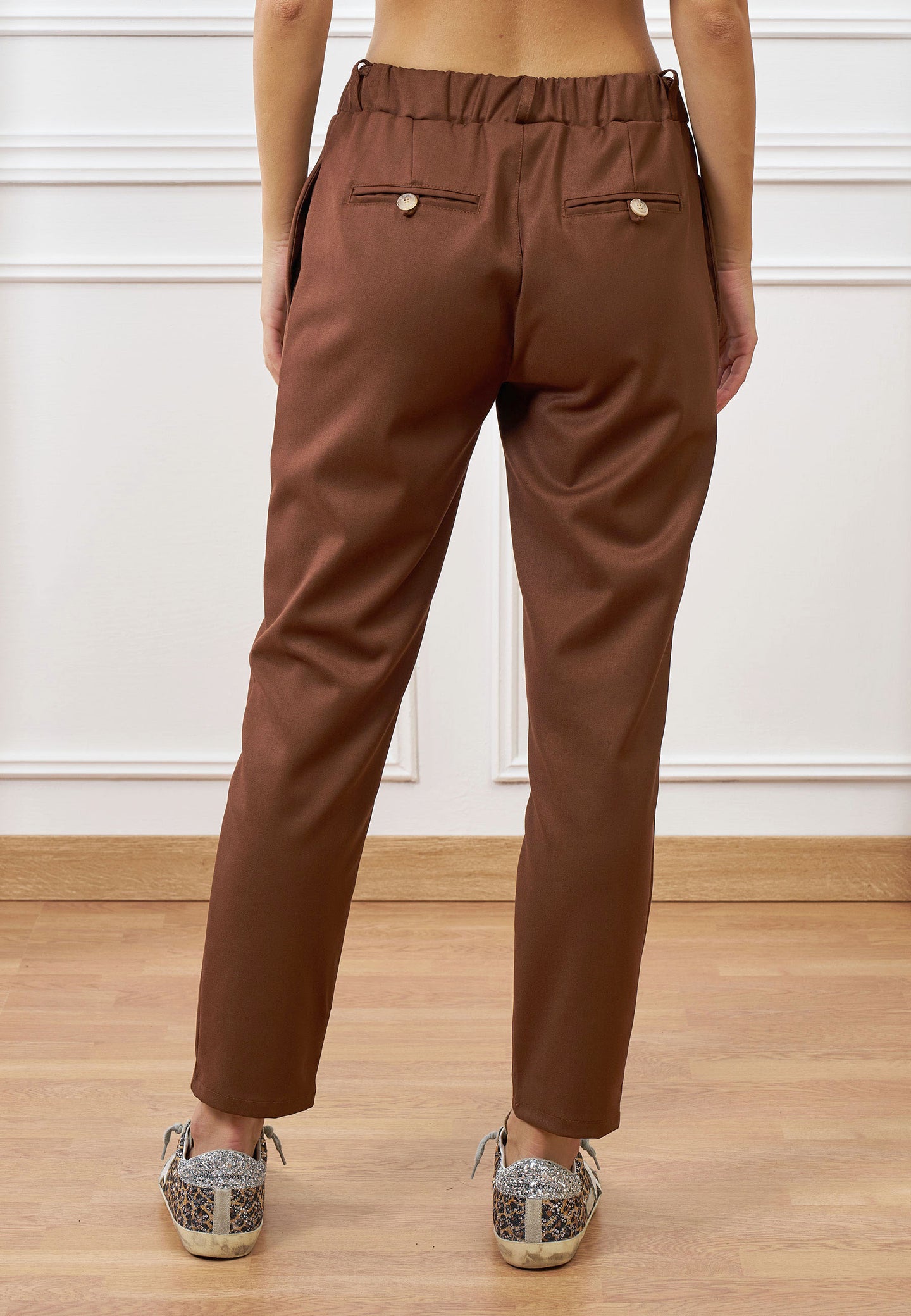 Pantalone sigaretta flanella