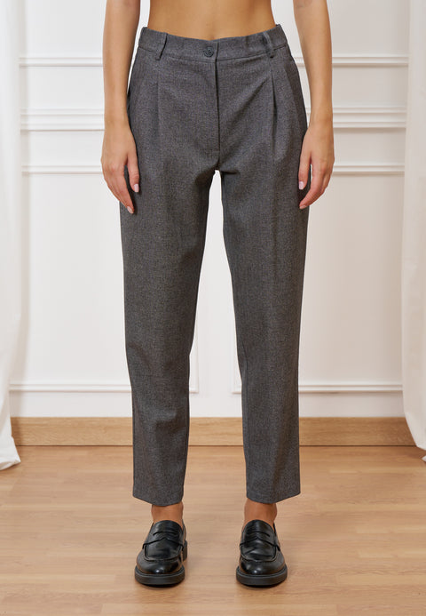 Pantalone sigaretta vita alta