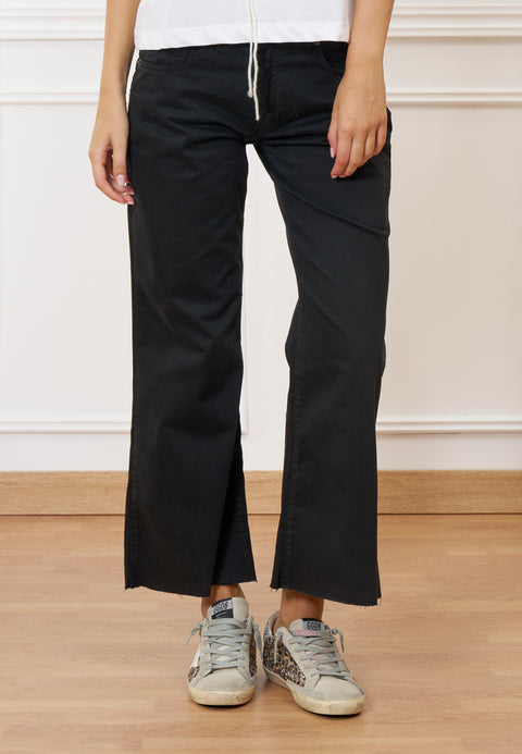 Pantalone svasato a vita alta