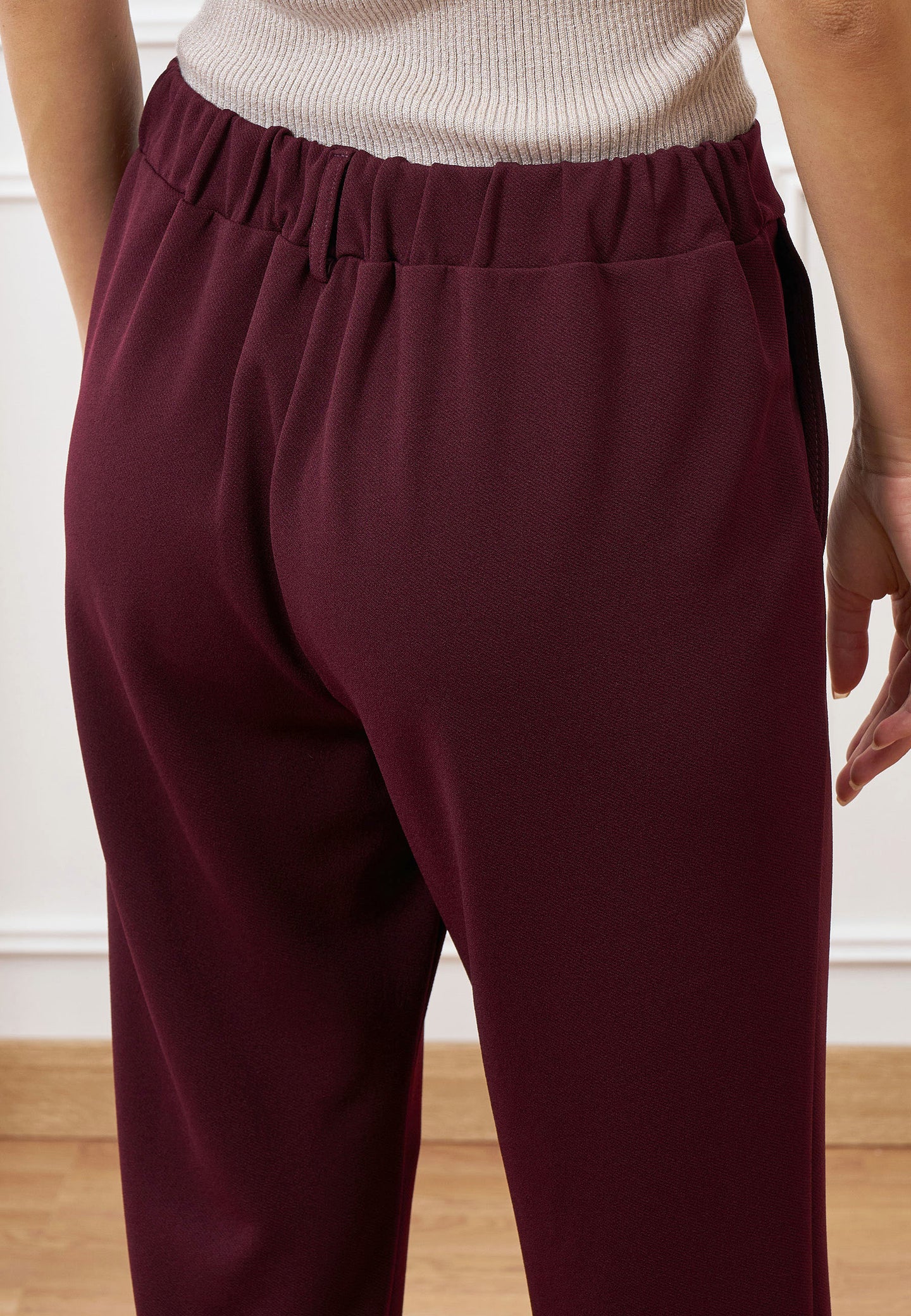 Pantalone scuba vita media