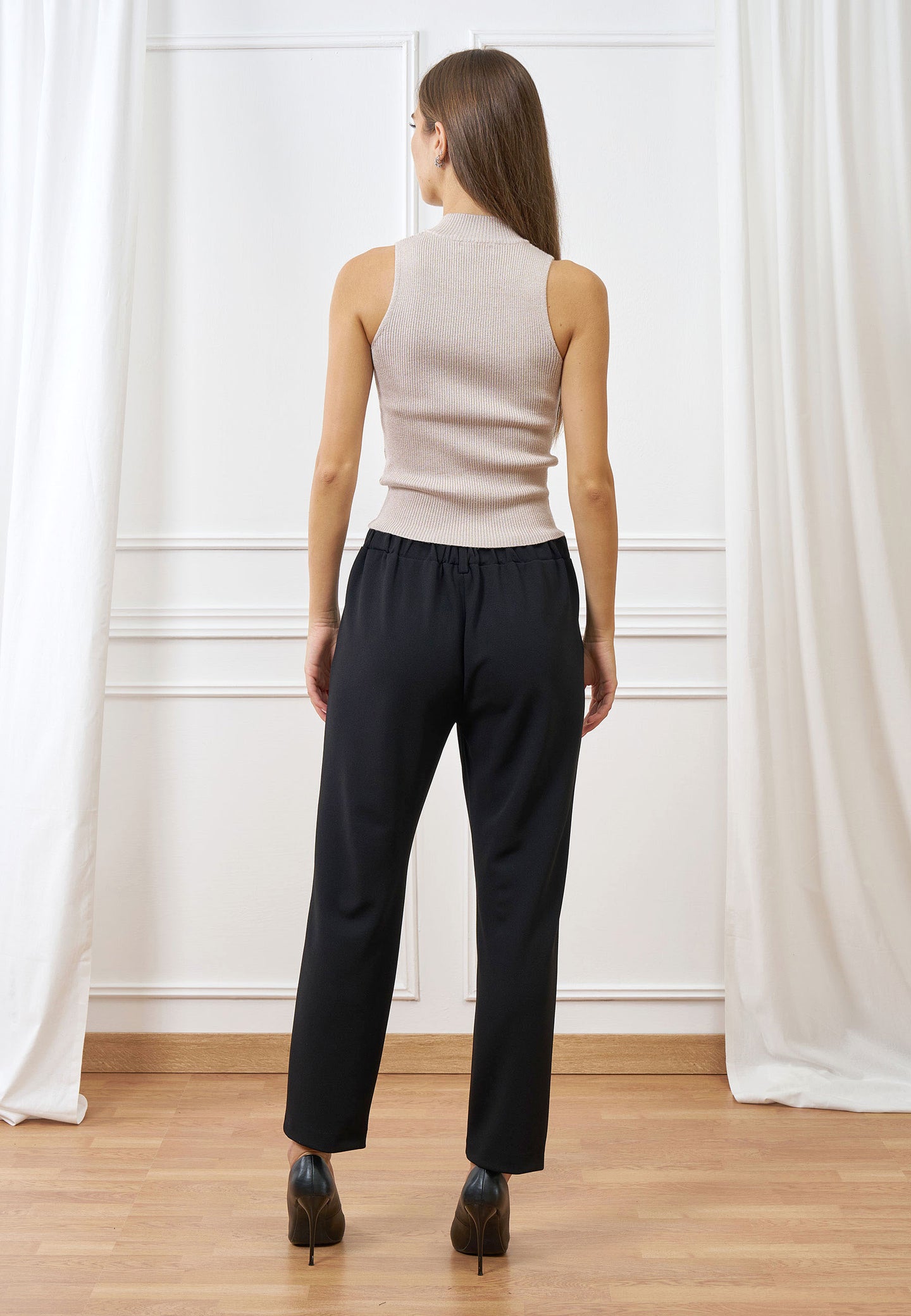 Pantalone scuba vita media